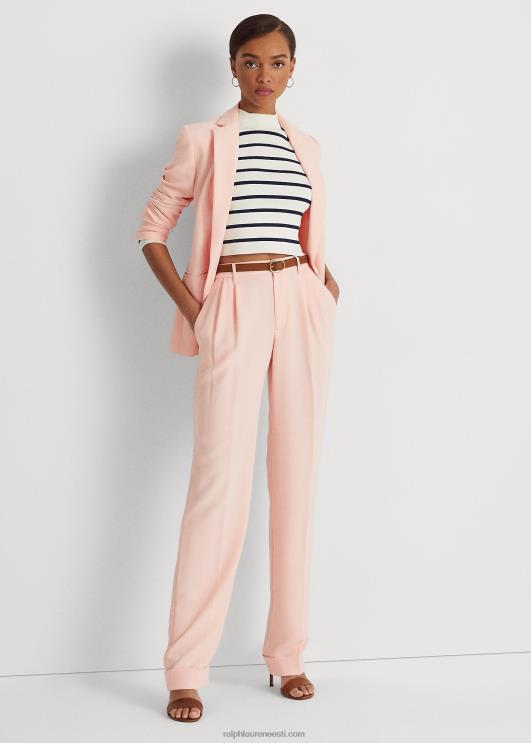 Ralph Lauren naised Georgette bleiser PR0V3952 kahvaturoosa