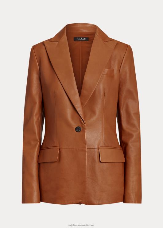 Ralph Lauren naised lambanahast bleiser PR0V3820 cuoio