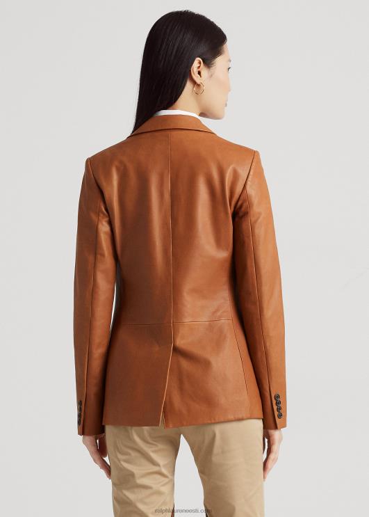 Ralph Lauren naised lambanahast bleiser PR0V3820 cuoio