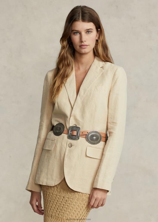 Ralph Lauren naised linane bleiser PR0V2957 põhiliiv