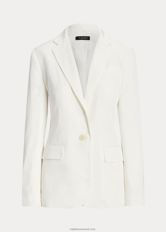 Ralph Lauren naised linasest toimsest bleiser PR0V4345 valge