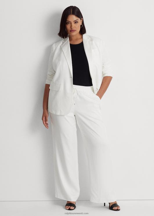 Ralph Lauren naised linasest toimsest bleiser PR0V4545 valge