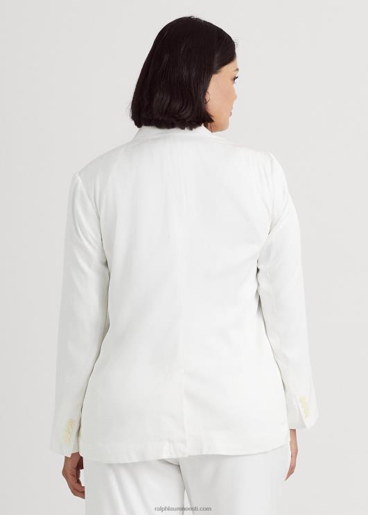 Ralph Lauren naised linasest toimsest bleiser PR0V4545 valge