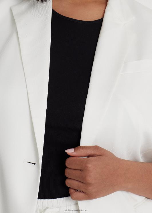 Ralph Lauren naised linasest toimsest bleiser PR0V4545 valge