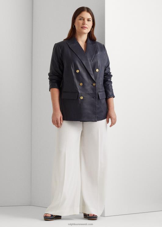 Ralph Lauren naised nappa nahast bleiser PR0V4799 merevägi