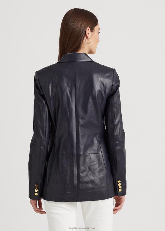 Ralph Lauren naised nappa nahast bleiser PR0V4865 merevägi