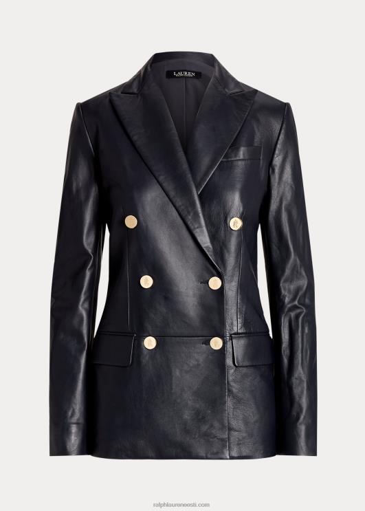 Ralph Lauren naised nappa nahast bleiser PR0V9565 merevägi