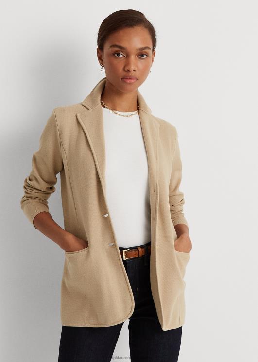 Ralph Lauren naised puuvillasegu bleiser PR0V4171 kasepruun