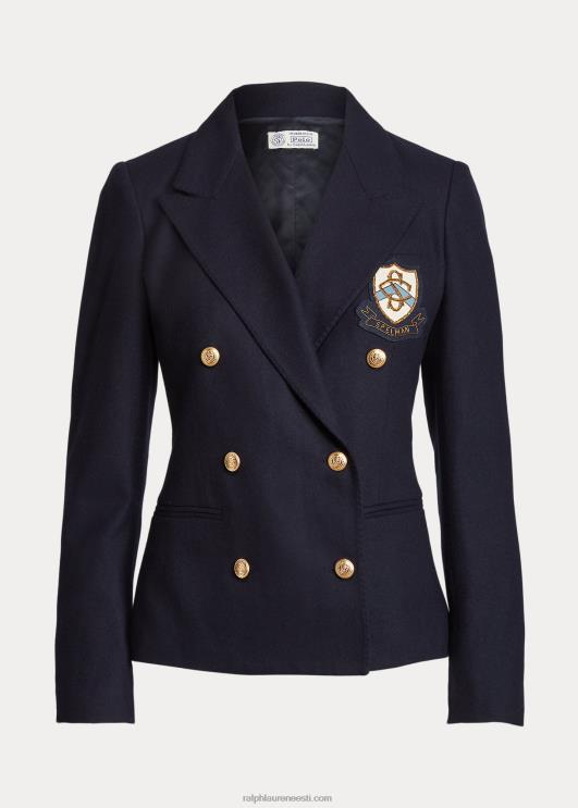 Ralph Lauren naised spelmani kollektsiooni harilik bleiser PR0V3319 lennuväe merevägi