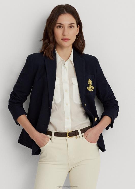 Ralph Lauren naised väärismetallikangidega žakaarbleiser PR0V3777 merevägi