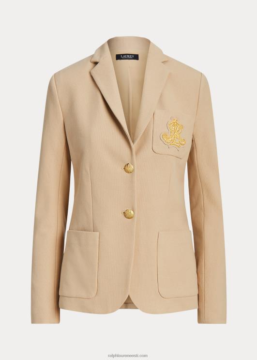 Ralph Lauren naised väärismetallikangidega žakaarbleiser PR0V4295 kasepruun