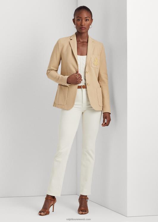 Ralph Lauren naised väärismetallikangidega žakaarbleiser PR0V4295 kasepruun