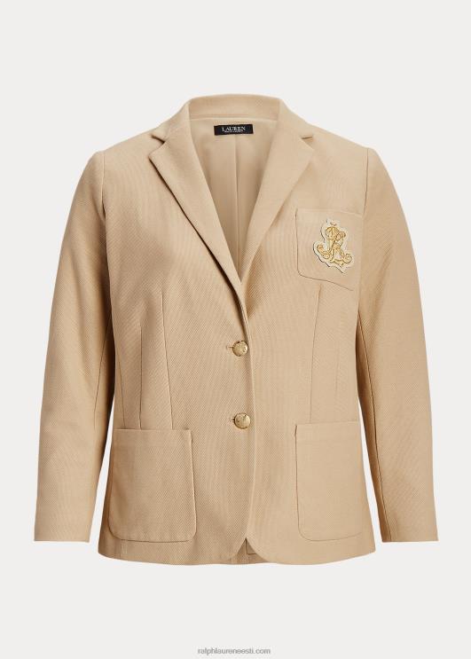 Ralph Lauren naised väärismetallikangidega žakaarbleiser PR0V4514 kasepruun