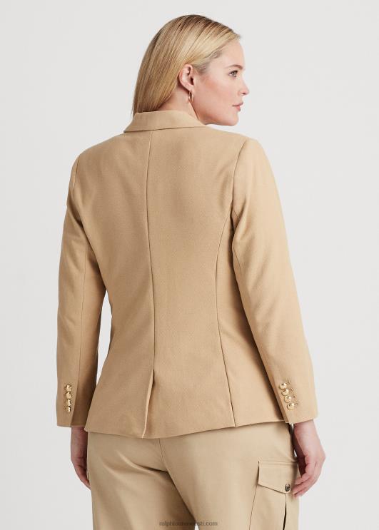 Ralph Lauren naised väärismetallikangidega žakaarbleiser PR0V4514 kasepruun