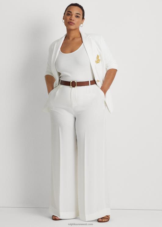 Ralph Lauren naised väärismetallikangidega žakaarbleiser PR0V4515 valge