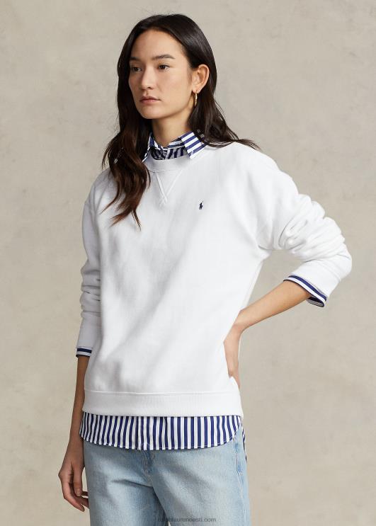 Ralph Lauren naised fliisist kaelusega pullover PR0V9094 valge