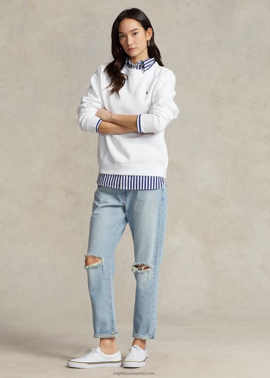 Ralph Lauren naised fliisist kaelusega pullover PR0V9094 valge