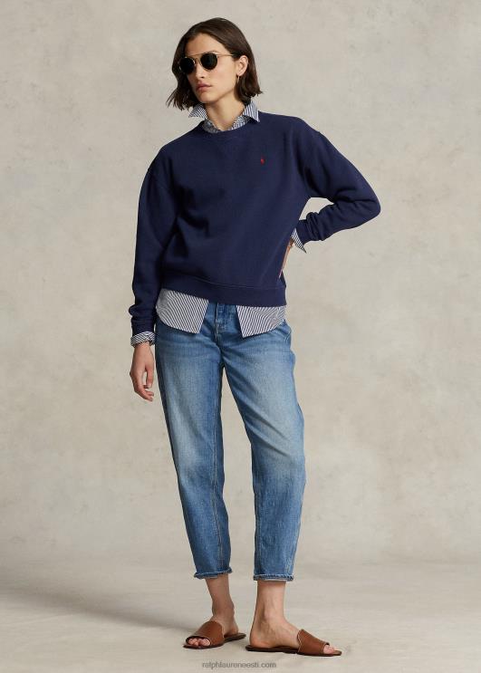 Ralph Lauren naised fliisist kaelusega pullover PR0V9099 kruiisilaevastik