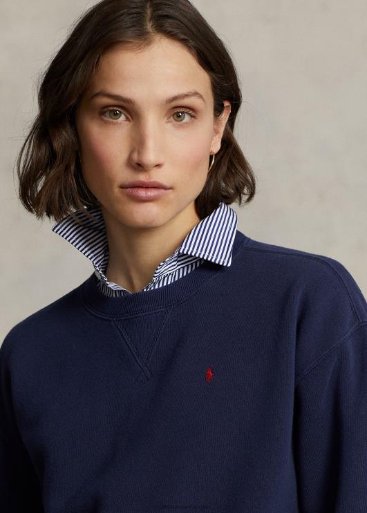 Ralph Lauren naised fliisist kaelusega pullover PR0V9099 kruiisilaevastik