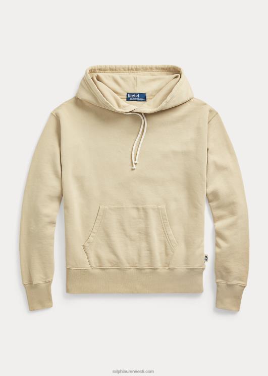 Ralph Lauren naised orgaanilisest puuvillast fliisist kapuuts PR0V3187 tan