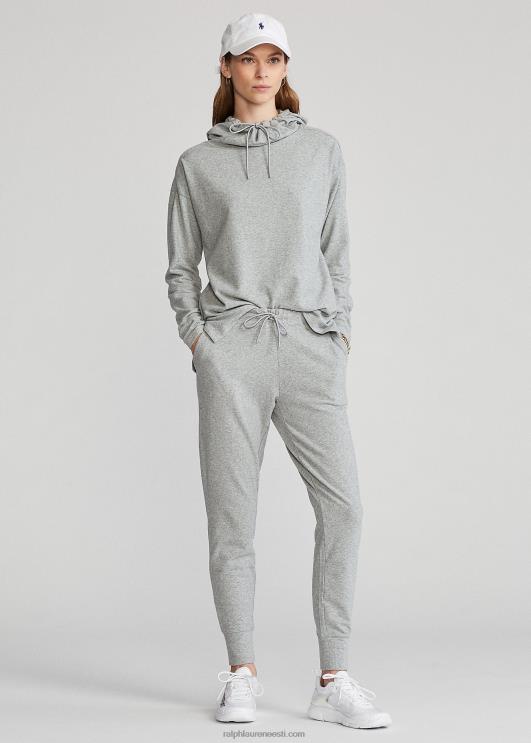 Ralph Lauren naised performance jersey kapuuts PR0V3768 helehall kanarbik