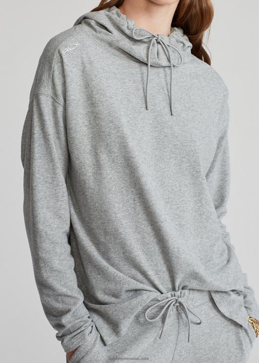 Ralph Lauren naised performance jersey kapuuts PR0V3768 helehall kanarbik