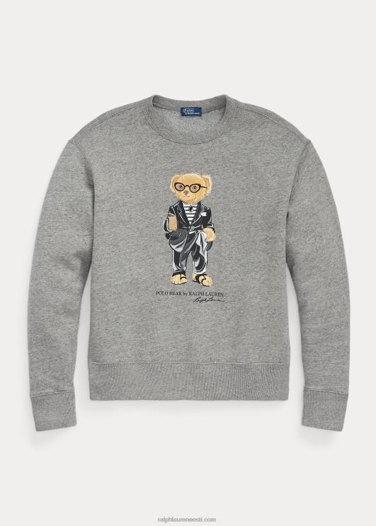 Ralph Lauren naised polo karu fliisist crewneck dressipluus PR0V2924 tume vintage kanarbik