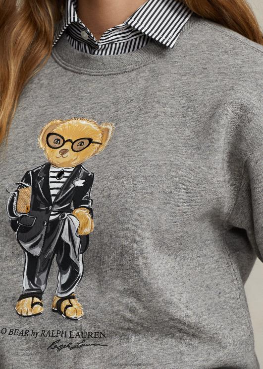 Ralph Lauren naised polo karu fliisist crewneck dressipluus PR0V2924 tume vintage kanarbik