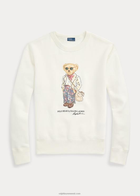 Ralph Lauren naised polo karu fliisist crewneck dressipluus PR0V3192 nevis