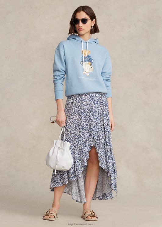 Ralph Lauren naised polo karu fliisist kapuuts PR0V3059 pulber sinine