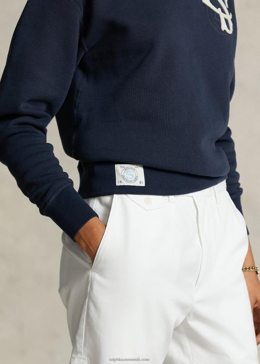 Ralph Lauren naised spelmani kollektsiooni patch dressipluus PR0V3317 lennuväe merevägi