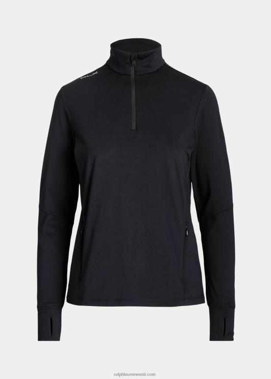 Ralph Lauren naised veniv jersey veerandtõmblukuga pullover PR0V3722 must