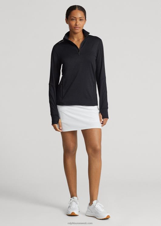 Ralph Lauren naised veniv jersey veerandtõmblukuga pullover PR0V3722 must