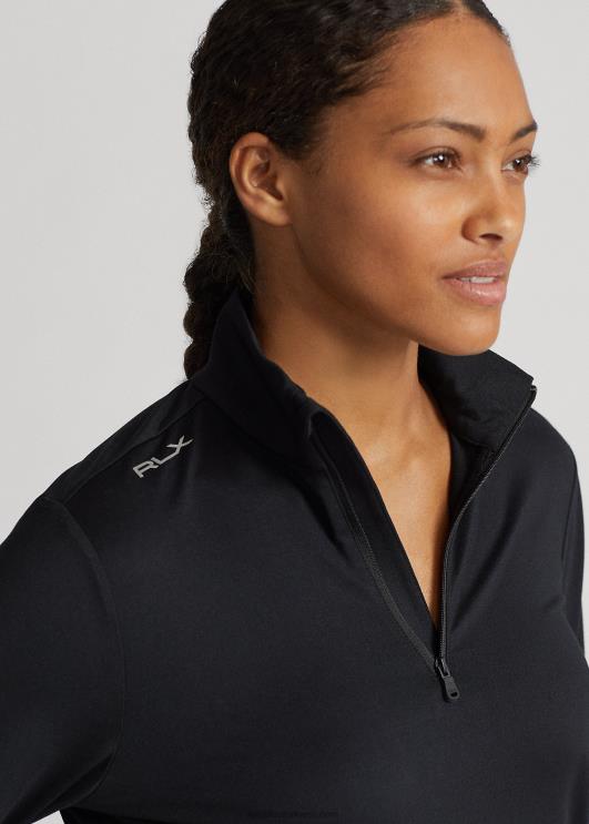 Ralph Lauren naised veniv jersey veerandtõmblukuga pullover PR0V3722 must