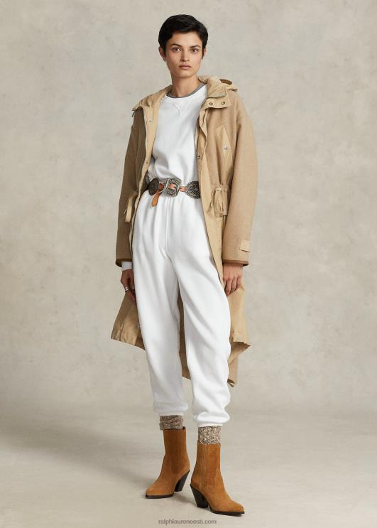 Ralph Lauren naised fliisist sportlikud püksid PR0V9102 valge