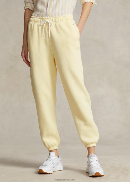 Ralph Lauren naised fliisist sportlikud püksid PR0V9106 t linnukollane