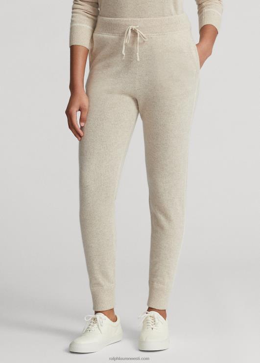 Ralph Lauren naised kašmiirist jooksupüksid PR0V3744 liivakanarbik