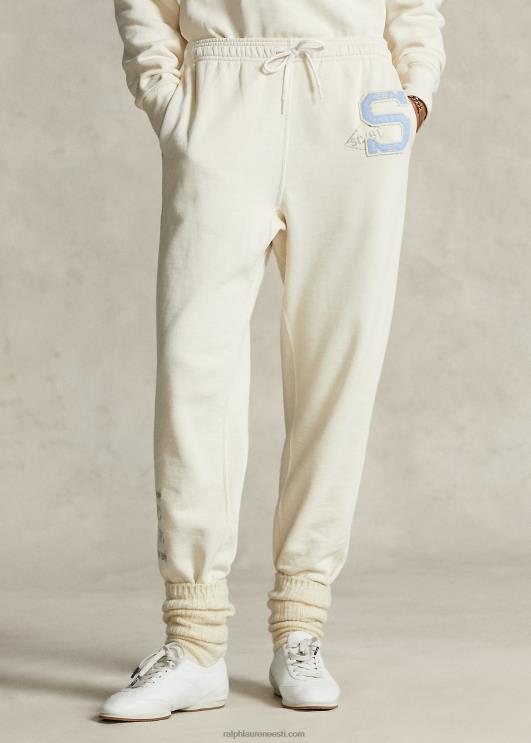 Ralph Lauren naised spelmani kollektsiooni fliisist dressipüksid PR0V3320 juhend kreem