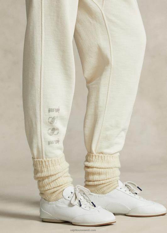 Ralph Lauren naised spelmani kollektsiooni fliisist dressipüksid PR0V3320 juhend kreem