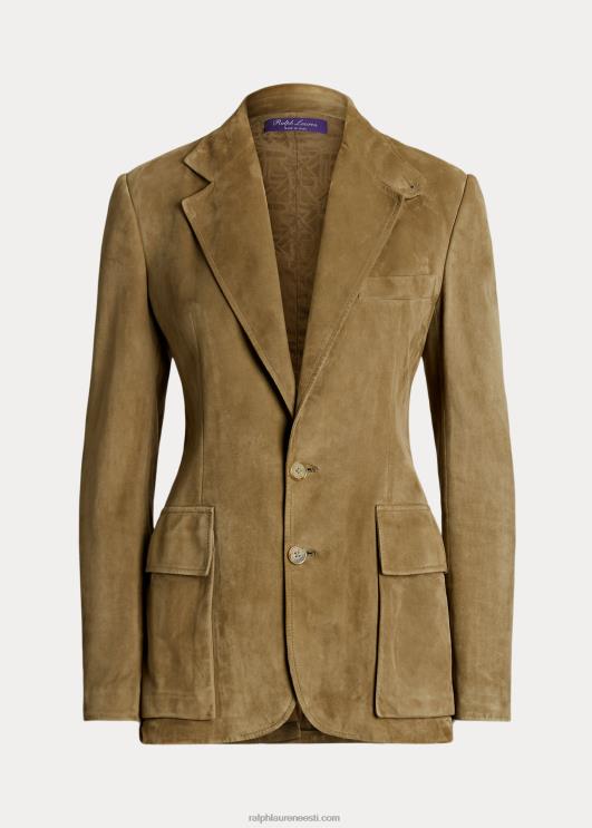 Ralph Lauren naised Prestoni lamba-seemisnahast jope PR0V9279 samblikroheline