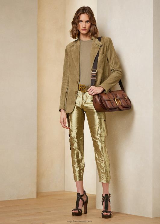 Ralph Lauren naised Prestoni lamba-seemisnahast jope PR0V9279 samblikroheline