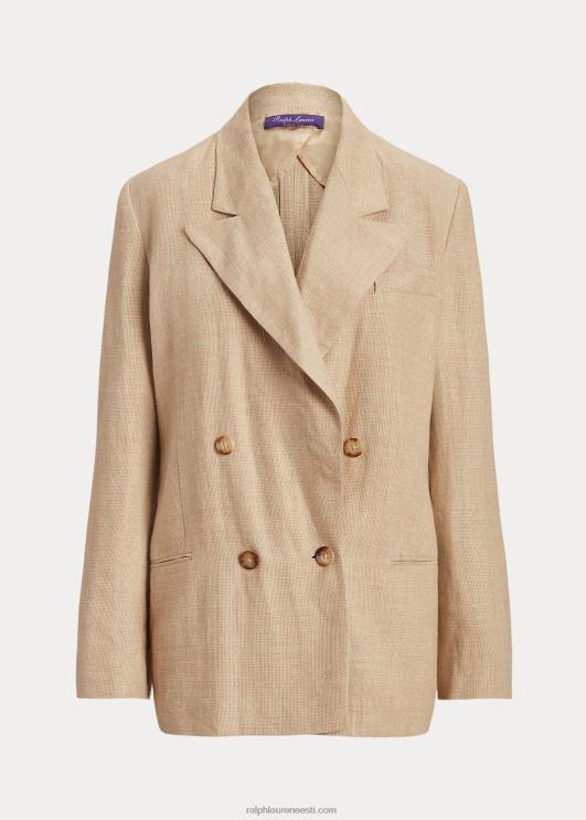 Ralph Lauren naised antonine tweed jope PR0V3539 tan/salvei