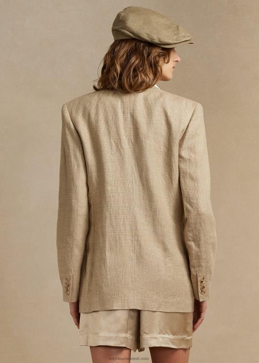 Ralph Lauren naised antonine tweed jope PR0V3539 tan/salvei