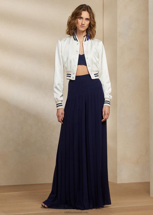 Ralph Lauren naised graesoni pestud satiinjope PR0V3480 lux kreem