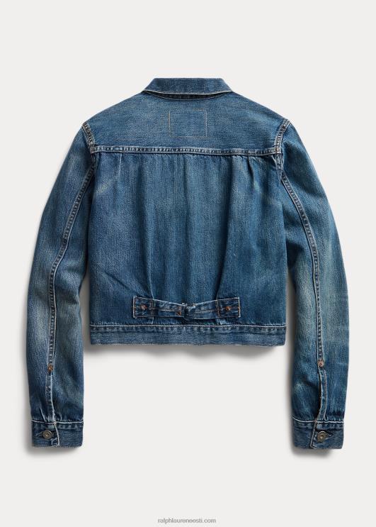 Ralph Lauren naised kärbitud teksajakk PR0V3680 kenney pesu