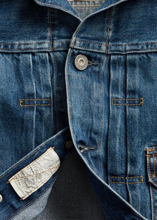 Ralph Lauren naised kärbitud teksajakk PR0V3680 kenney pesu