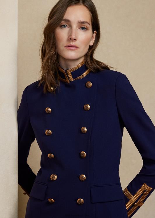 Ralph Lauren naised kaherealine villane kreppjope PR0V9330 luksuslik merevägi