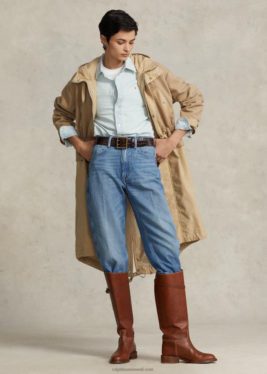 Ralph Lauren naised kapuutsiga pikk välijope PR0V3229 monument tan