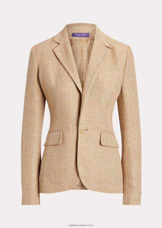 Ralph Lauren naised kayli kalasabast tviidjakk PR0V3538 kaamel/tan