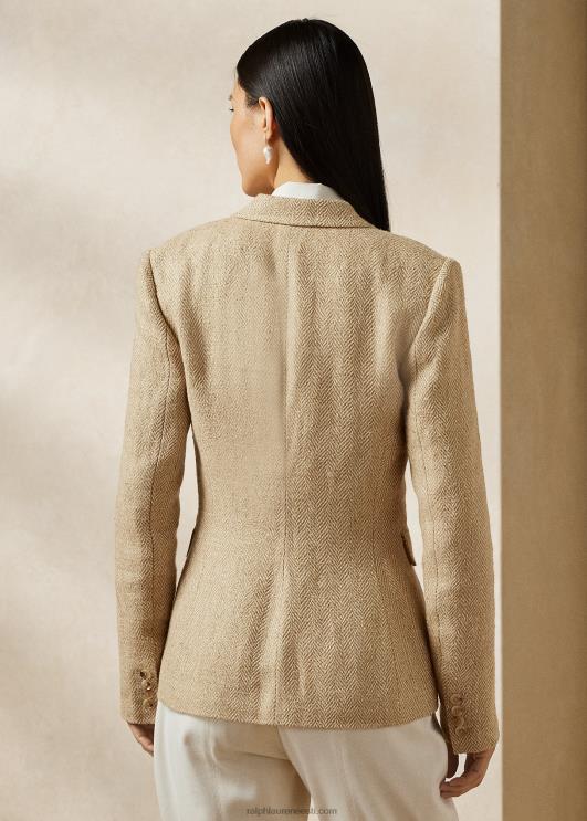 Ralph Lauren naised kayli kalasabast tviidjakk PR0V3538 kaamel/tan